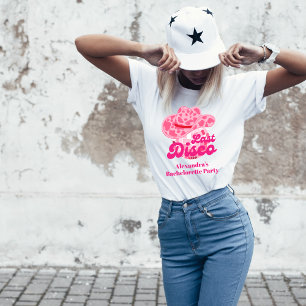 T-shirt Cowgirl disco rose Rodeo Enterrement de vie de jeu