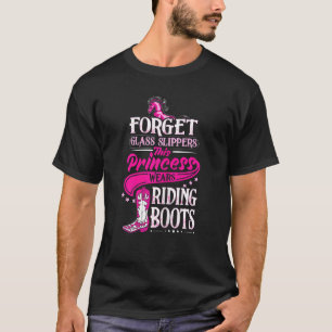 T-shirt Cowgirl Drôle Cowgirl Bottes de Cheval Cowgirls
