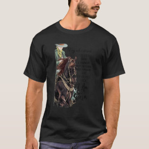 T-shirt Cowgirl équitation Cheval Je suis La tempête Pays