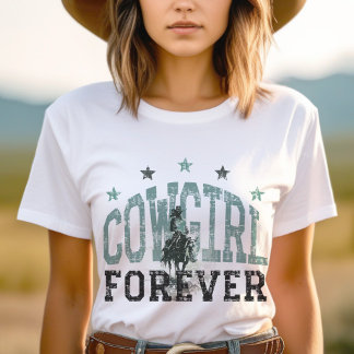 T-shirt Cowgirl Forever Western Trendy