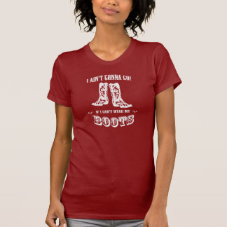 T-shirt Cowgirl - Je n'irai pas !
