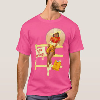 T-shirt Cowgirl Moon d'Afrique américaine