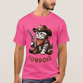 T-shirt Cowpoke Amis de chat