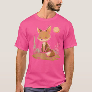 T-shirt Coyote Desert Cute Arizonan Animal sauvage Cactus