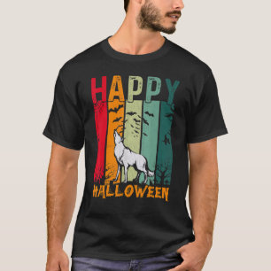 T-shirt Coyote Girls Boys Retro Style Dîner Halloween P