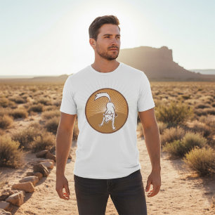 T-shirt Coyote Retro Sunset Vintage Wilderness Animal Art