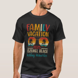 T-shirt Cozumel Beach Mexique Correspondant Vacances Famil