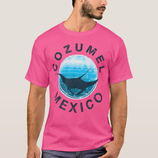 T-shirt Cozumel Dive Mexico Diving Manta
