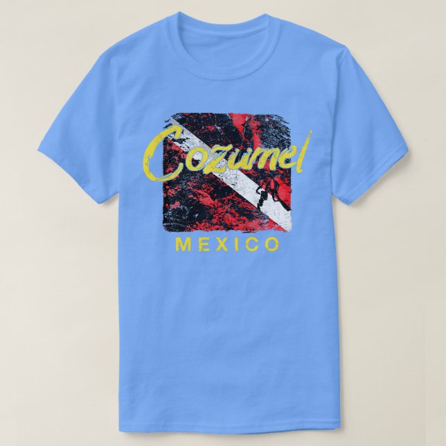 T-shirt Cozumel DIVE Mexique plongée sous-marine (Design devant)