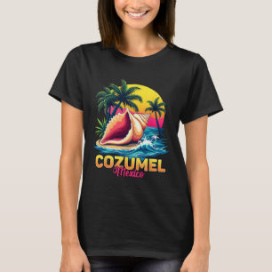 T-shirt Cozumel Mexique Plage Caraïbes Vacances Voyage