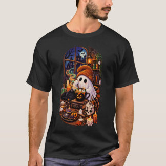 T-shirt Cozy Ghost Halloween Treats