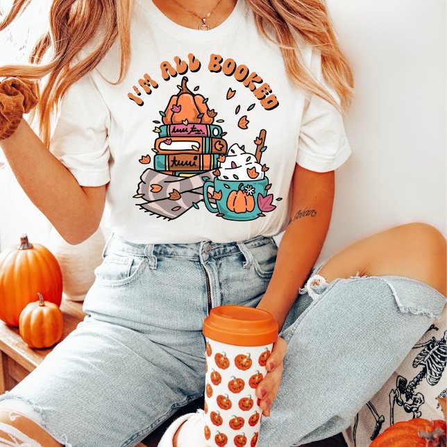 T-shirt Cozy Retro Je Suis Complet Lecture D'automne (Créateur téléchargé)