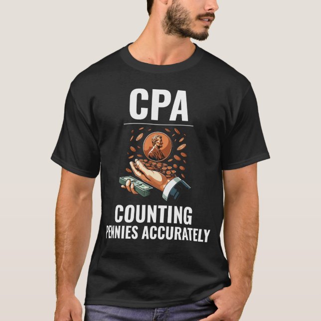 T-shirt CPA : Maîtriser l'art de la précision de Penny (Devant)