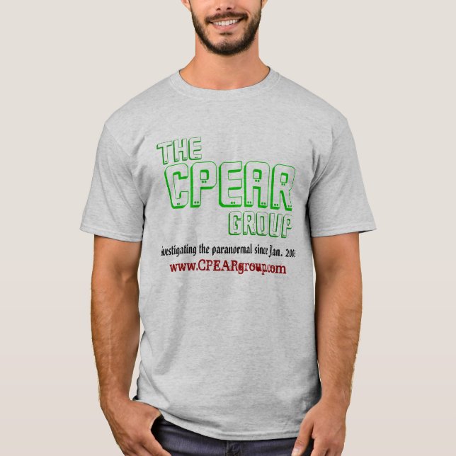 T-shirt CPEAR, groupe, étudiant le paranormal… (Devant)