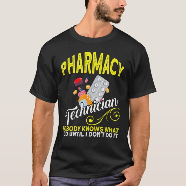 T-shirt Cpht Technicien En Pharmacie Personne Ne Connaît P (Devant)