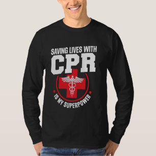 T-shirt CPR Brething Barrier Masque de poche CPR Manikin C
