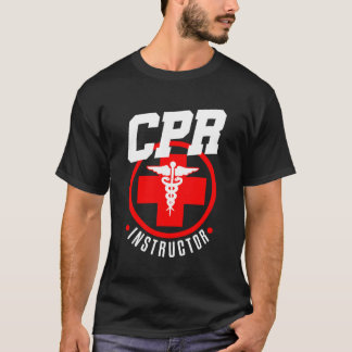 T-shirt Cpr Instructeur Enseignant Premiers Soins Aed Entr
