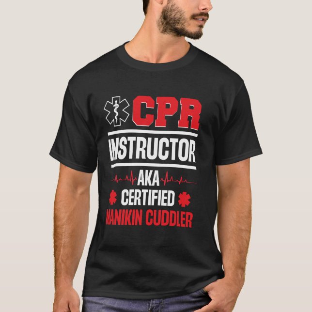 T-shirt CPR Manikin CPR Brething Barrier Pocket Mask CPR (Devant)