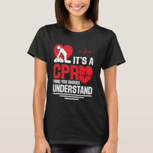 T-shirt CPR Porte - clé amusant CPR Manikin CPR Ins