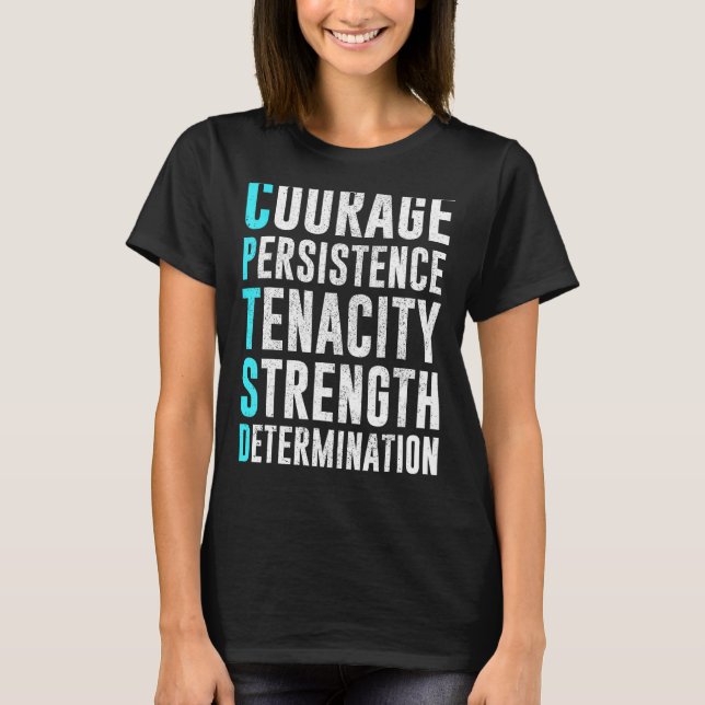 T-shirt CPTSD - Survivant complexe du traumatisme (Devant)