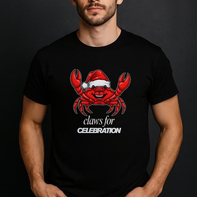 T-shirt Crab Christmas party - Claws for Celebration (Créateur téléchargé)