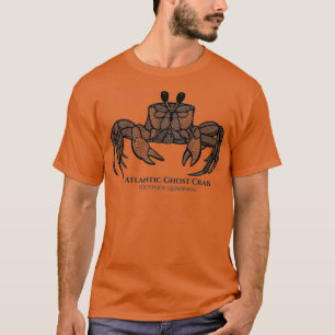 T-shirt Crab d'Atlantic Ghost avec Names animal design on