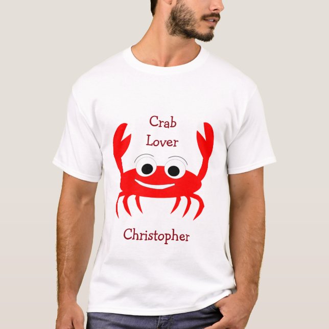 T-shirt Crab Design (Devant)