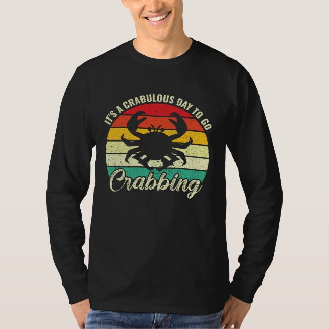 T-shirt Crab Men Women Kids Crabbing Hunting Fishing Crabs (Devant)