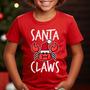 T-shirt Crabby Père Noël Claws Christmas Kids