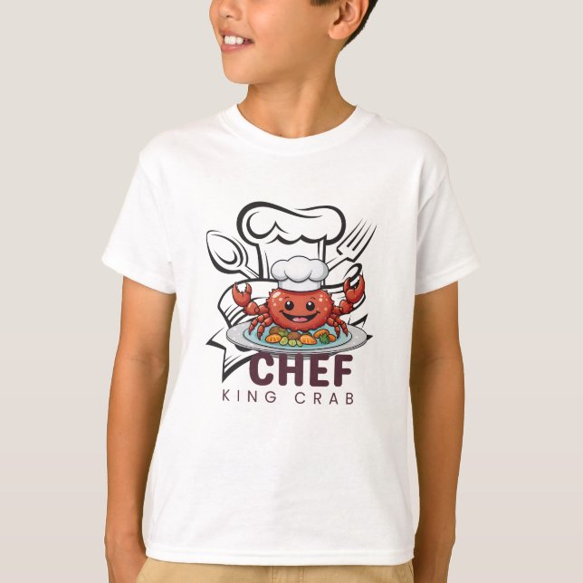 T-shirt Crabe, chef roi crabe (Devant)