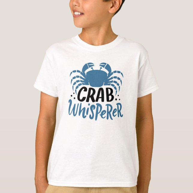 T-shirt Crabe - Chuchoteur de crabes (Devant)