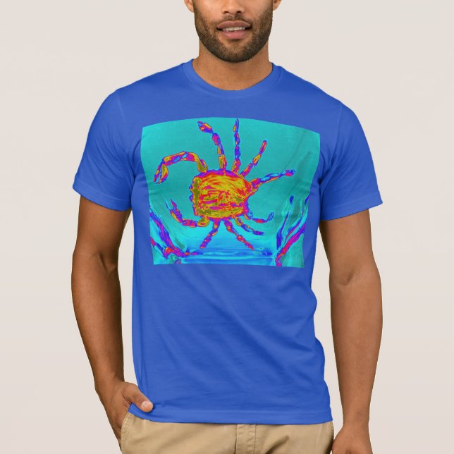 T-shirt Crabe cool sous-marin (Devant)