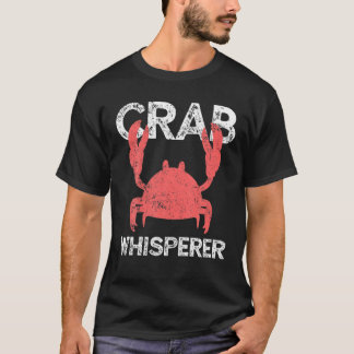 T-shirt Crabe Crabe Pêche Vintage