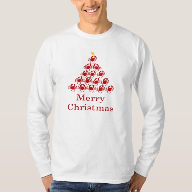T-shirt Crabe de Joyeux Noël (Devant)