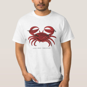 T-SHIRT CRABE DE PIMENTS, SINGAPOUR