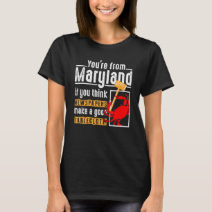 T-shirt Crabe du Maryland Chesapeake Bay Crabe bleu Hommes