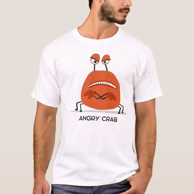 T-shirt Crabe en colère (Devant)