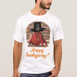 T-shirt Crabe ermite de Thanksgiving