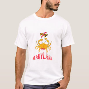 T-shirt Crabe heureux dans le Maryland