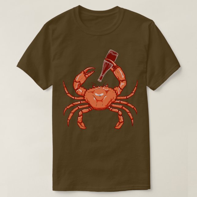T-shirt Crabe ivre (Design devant)