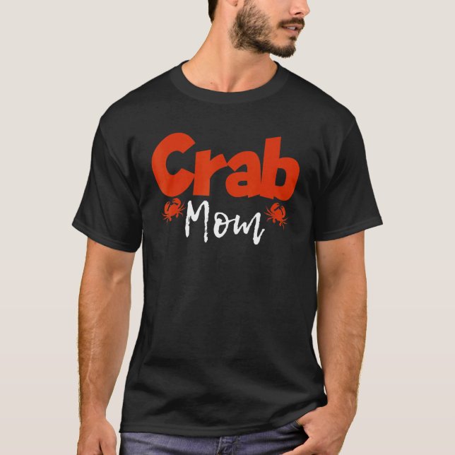 T-shirt Crabe Maman Mère Crabes Maman Homard Crabe (Devant)