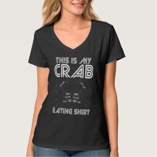 T-shirt Crabe Manger Boucher de fruits de mer Crawfish Hom
