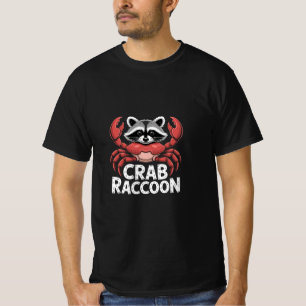 T-shirt Crabe Mélange de Raton Laveur Animal Drôle Cute Me