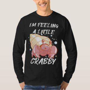T-shirt Crabe mignon Sentiment Crabe grincheux Écrevisse A