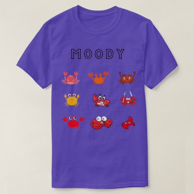 T-shirt Crabe Moody Core Crustacé (Design devant)