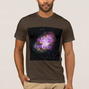 T-shirt Crabe Nebula Supernova Remnant Hubble Composite
