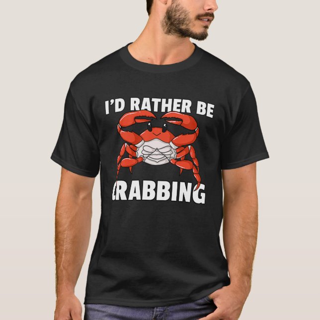 T-shirt Crabe Pour Un Lecteur De Crabe (Devant)