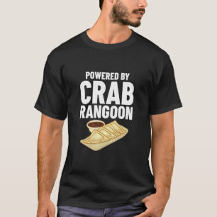 T-shirt Crabe Rangoon Crème Fromage Wontons Sauce de tremp