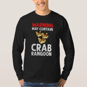 T-shirt Crabe Rangoon Crème Fromage Wontons Sauce de tremp