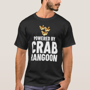 T-shirt Crabe Rangoon Crème Fromage Wontons Sauce de tremp